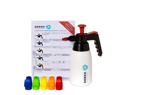 CC05 pumpás palack jelölő gyűrű GERKO színes jelölő gyűrűk 1 literes pumpás palackhoz 5db/csomag - Image 1